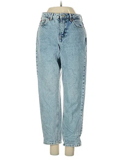 Pre-owned Topshop Jeans In Blue