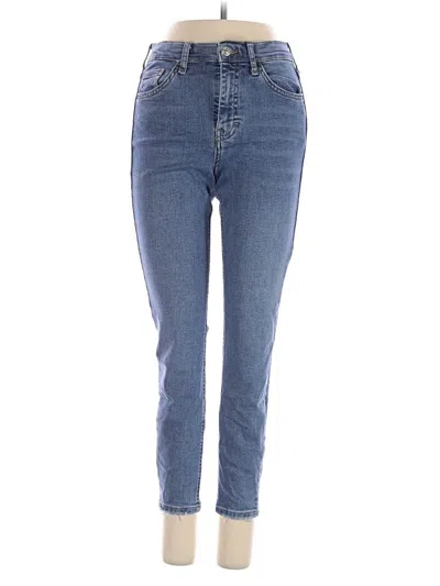 Pre-owned Topshop Jeans In Blue