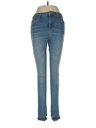 Pre-owned Topshop Jeans In Blue