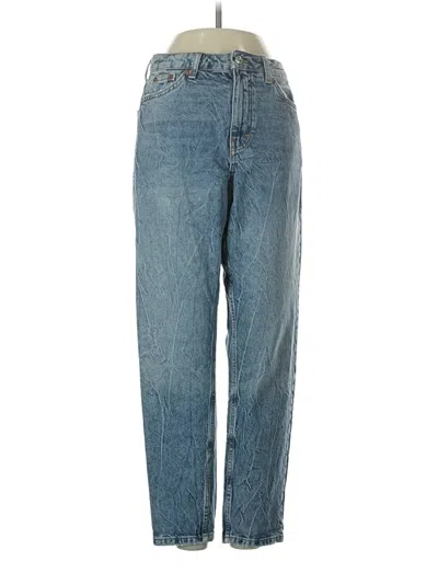 Pre-owned Topshop Jeans In Blue