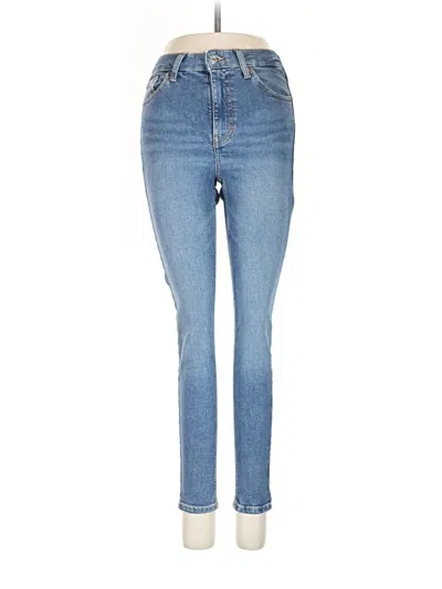 Pre-owned Topshop Jeans In Blue
