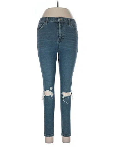 Pre-owned Topshop Jeans In Blue