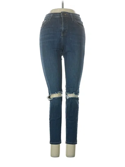 Pre-owned Topshop Jeans In Blue