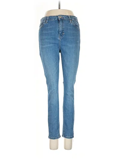 Pre-owned Topshop Jeans In Blue