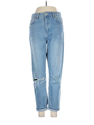 Pre-owned Topshop Jeans In Blue