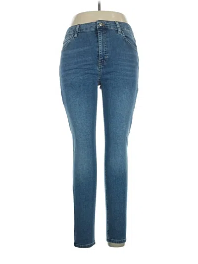 Pre-owned Topshop Jeans In Blue
