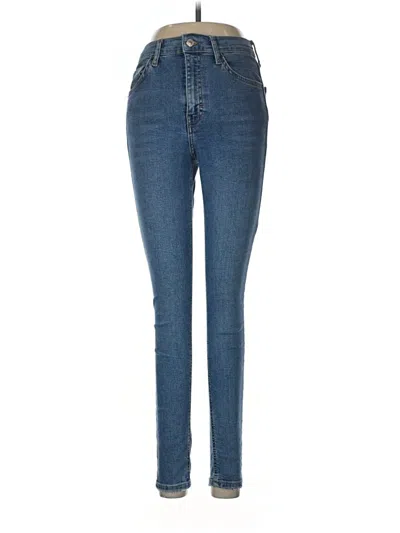Pre-owned Topshop Jeans In Blue
