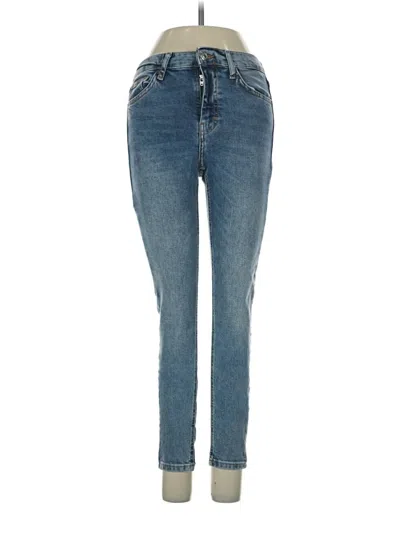 Pre-owned Topshop Jeans In Blue