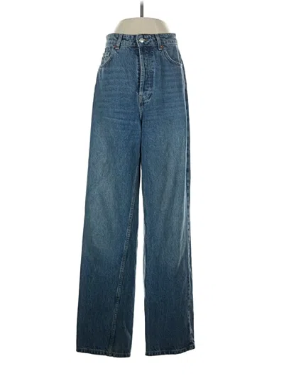 Pre-owned Topshop Jeans In Blue