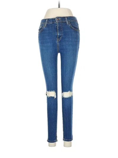 Pre-owned Topshop Jeans In Blue