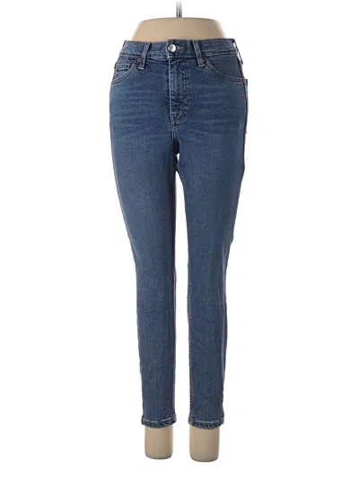Pre-owned Topshop Jeans In Blue
