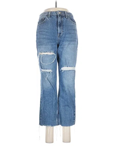 Pre-owned Topshop Jeans In Blue