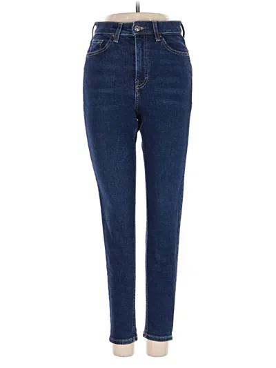 Pre-owned Topshop Jeans In Blue