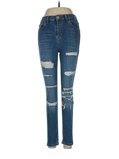 Pre-owned Topshop Jeans In Blue