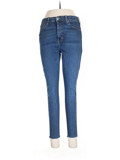 Pre-owned Topshop Jeans In Blue