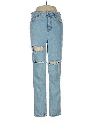 Pre-owned Topshop Jeans In Blue