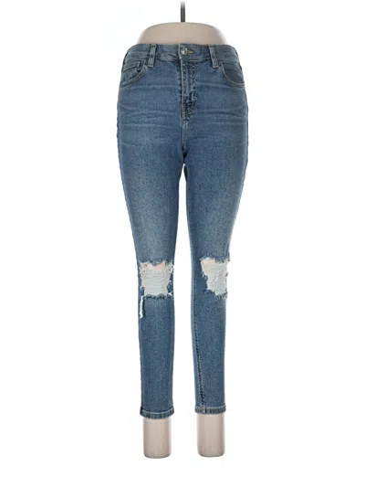 Pre-owned Topshop Jeans In Blue