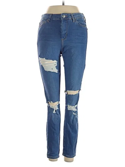 Pre-owned Topshop Jeans In Blue