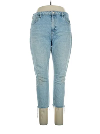 Pre-owned Topshop Jeans In Blue