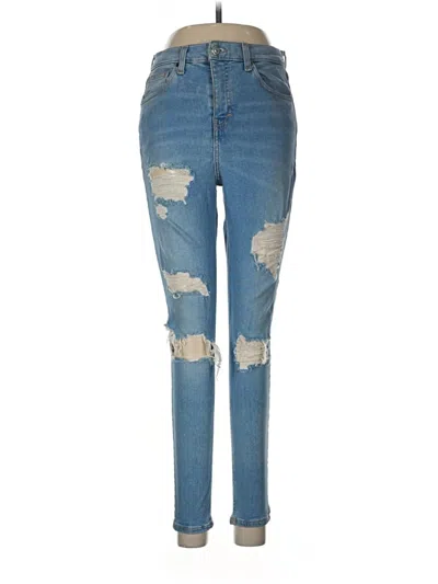 Pre-owned Topshop Jeans In Blue