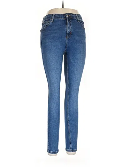 Pre-owned Topshop Jeans In Blue