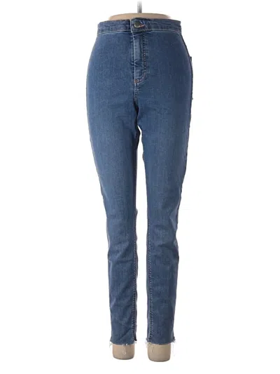 Pre-owned Topshop Jeans In Blue