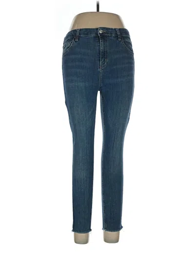 Pre-owned Topshop Jeans In Blue