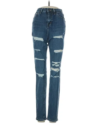 Pre-owned Topshop Jeans In Blue