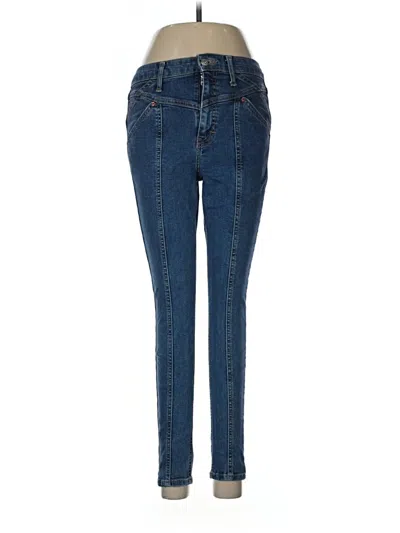 Pre-owned Topshop Jeans In Blue