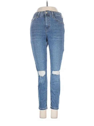 Pre-owned Topshop Jeans In Blue