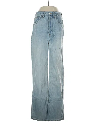 Pre-owned Topshop Jeans In Blue
