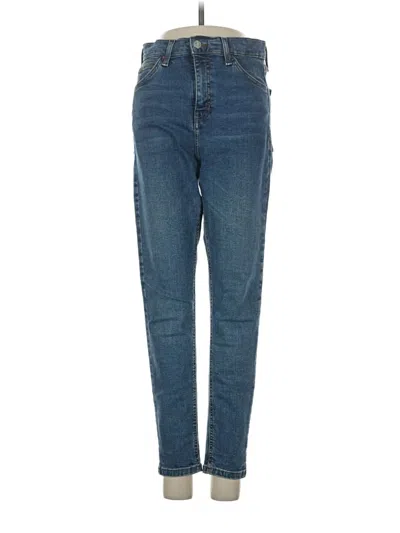 Pre-owned Topshop Jeans In Blue