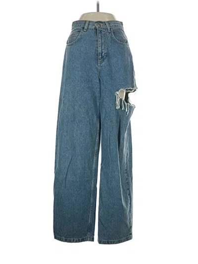 Pre-owned Topshop Jeans In Blue