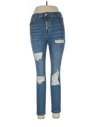 Pre-owned Topshop Jeans In Blue