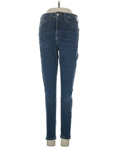 Pre-owned Topshop Jeans In Blue