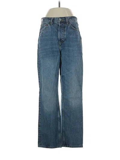 Pre-owned Topshop Jeans In Blue