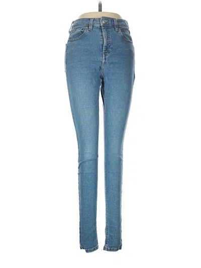 Pre-owned Topshop Jeans In Blue