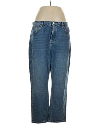 Pre-owned Topshop Jeans In Blue