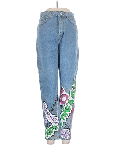 Pre-owned Topshop Jeans In Blue