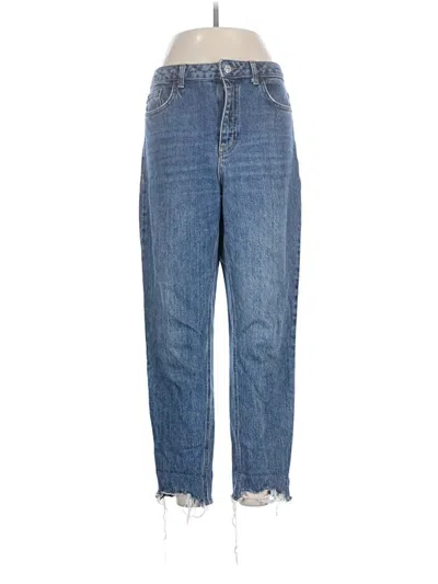 Pre-owned Topshop Jeans In Blue