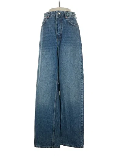 Pre-owned Topshop Jeans In Blue