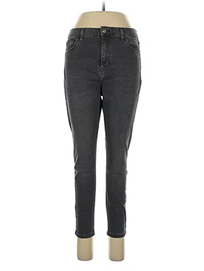 Pre-owned Topshop Jeans In Gray