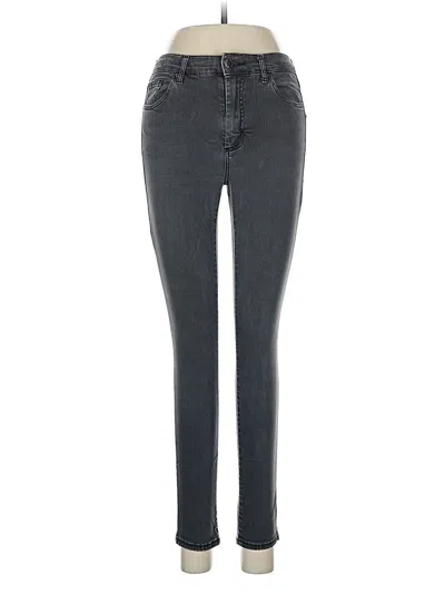 Pre-owned Topshop Jeans In Gray