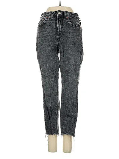 Pre-owned Topshop Jeans In Gray