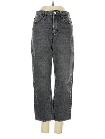Pre-owned Topshop Jeans In Gray