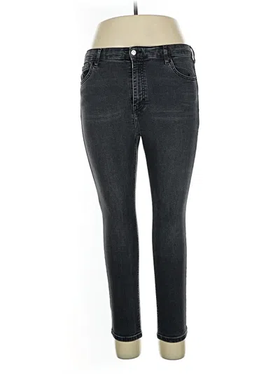 Pre-owned Topshop Jeans In Gray