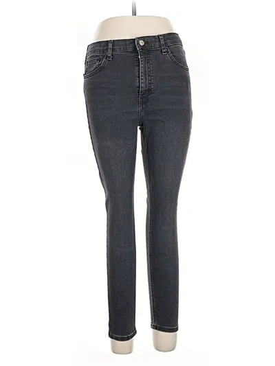 Pre-owned Topshop Jeans In Gray