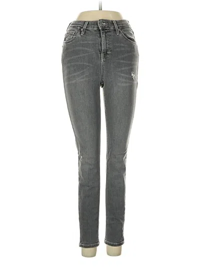Pre-owned Topshop Jeans In Gray