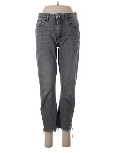 Pre-owned Topshop Jeans In Gray