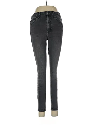 Pre-owned Topshop Jeans In Gray